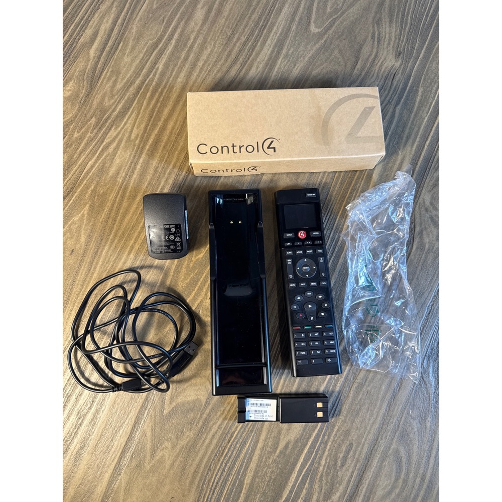 Control4 SR-260 Remote Control Bundle Black W/ Charging Station Lithium Battery